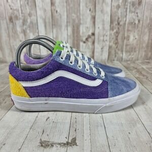 Vans Old Skool Anderson Paak Ziti Multi Color Hairy Suede Shoes Womens 7
